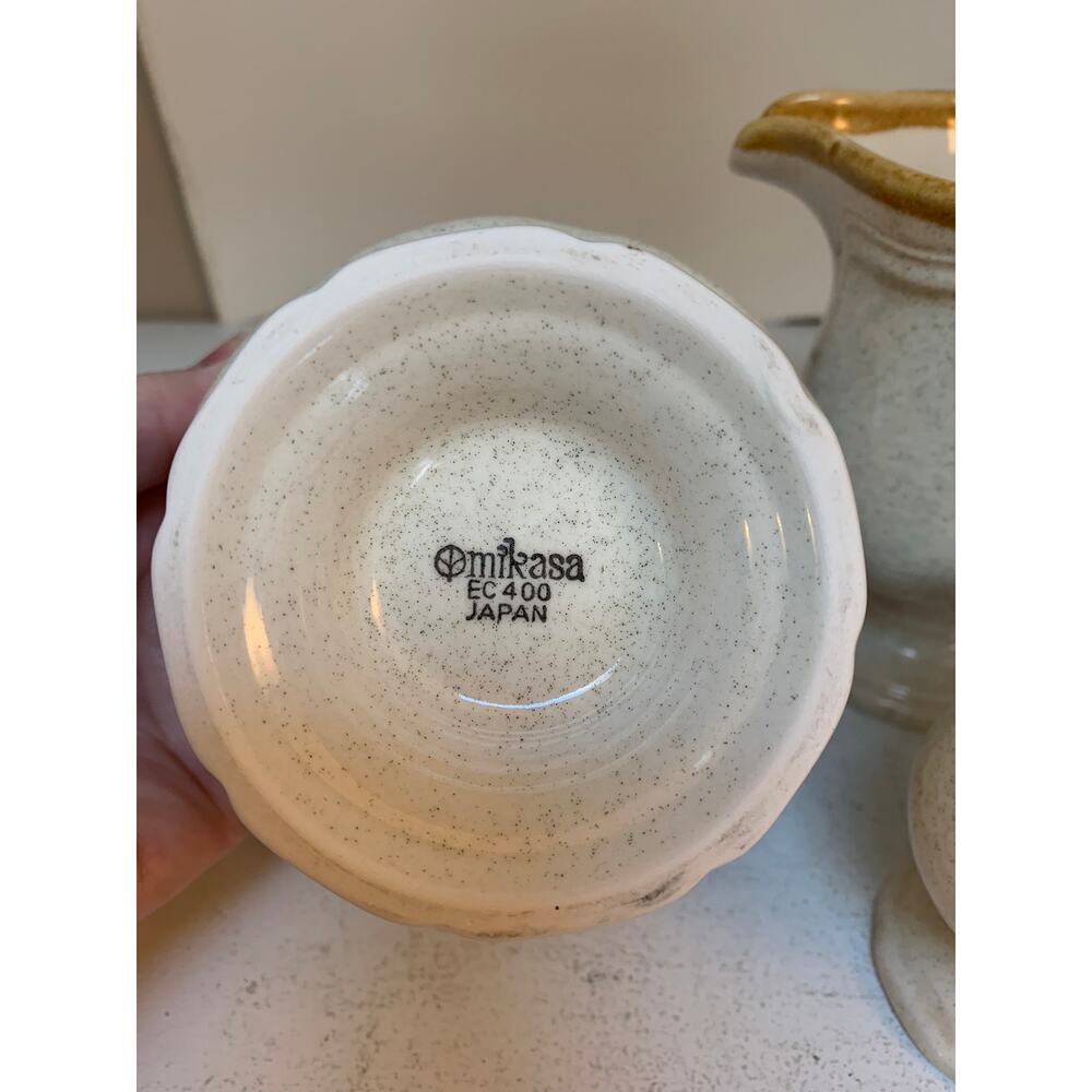 Mikasa Garden Club Salt and Pepper ~ Creamer and Sugar Bowl EC400 Replacements - Picture 4 of 7